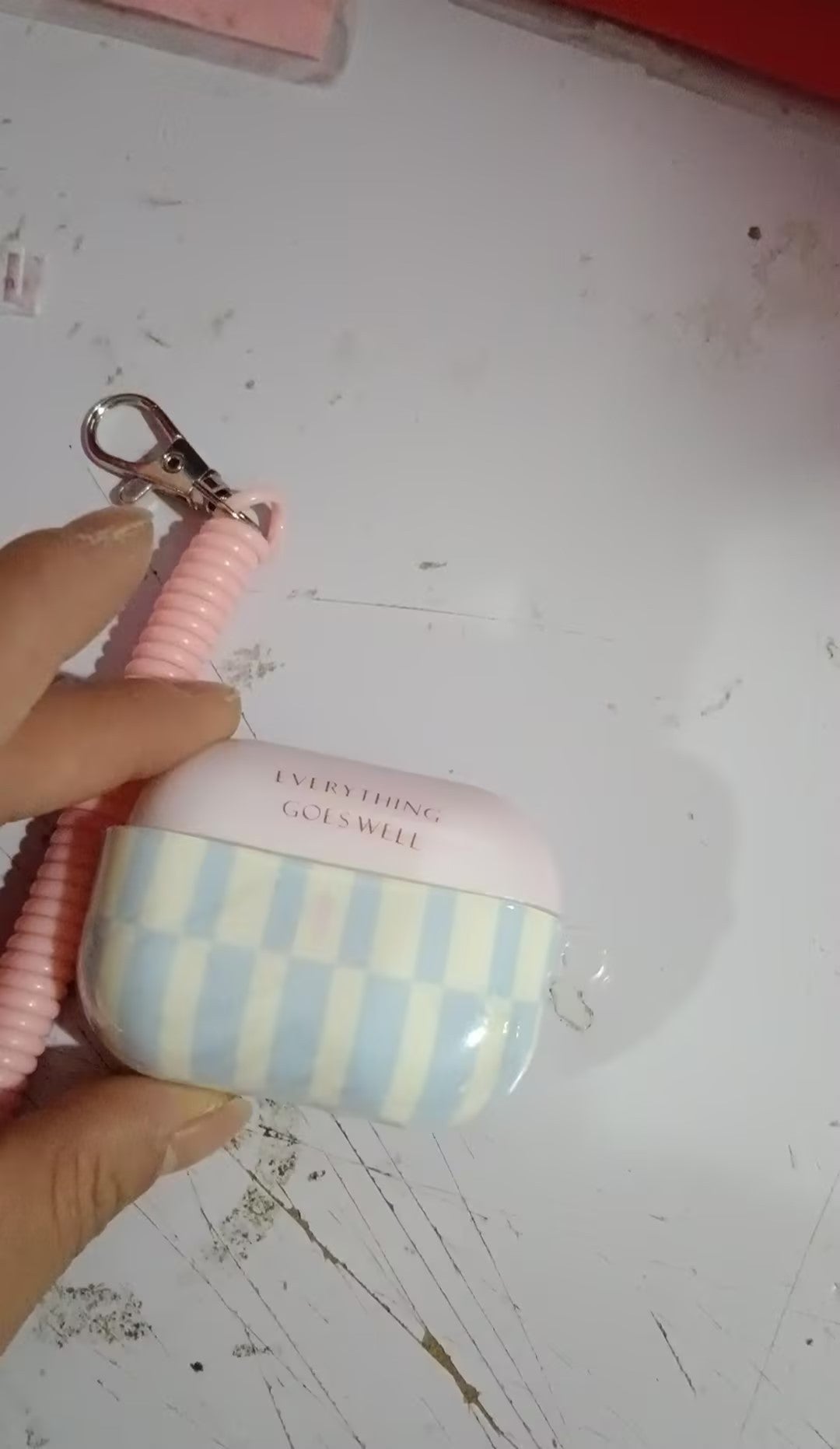 Wireless Bluetooth Earphone Protective Case With Pendant