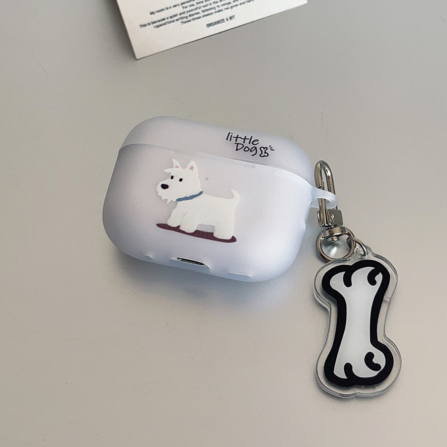 Cute Western Highland Earphone Protective Case Silicone Soft Creative