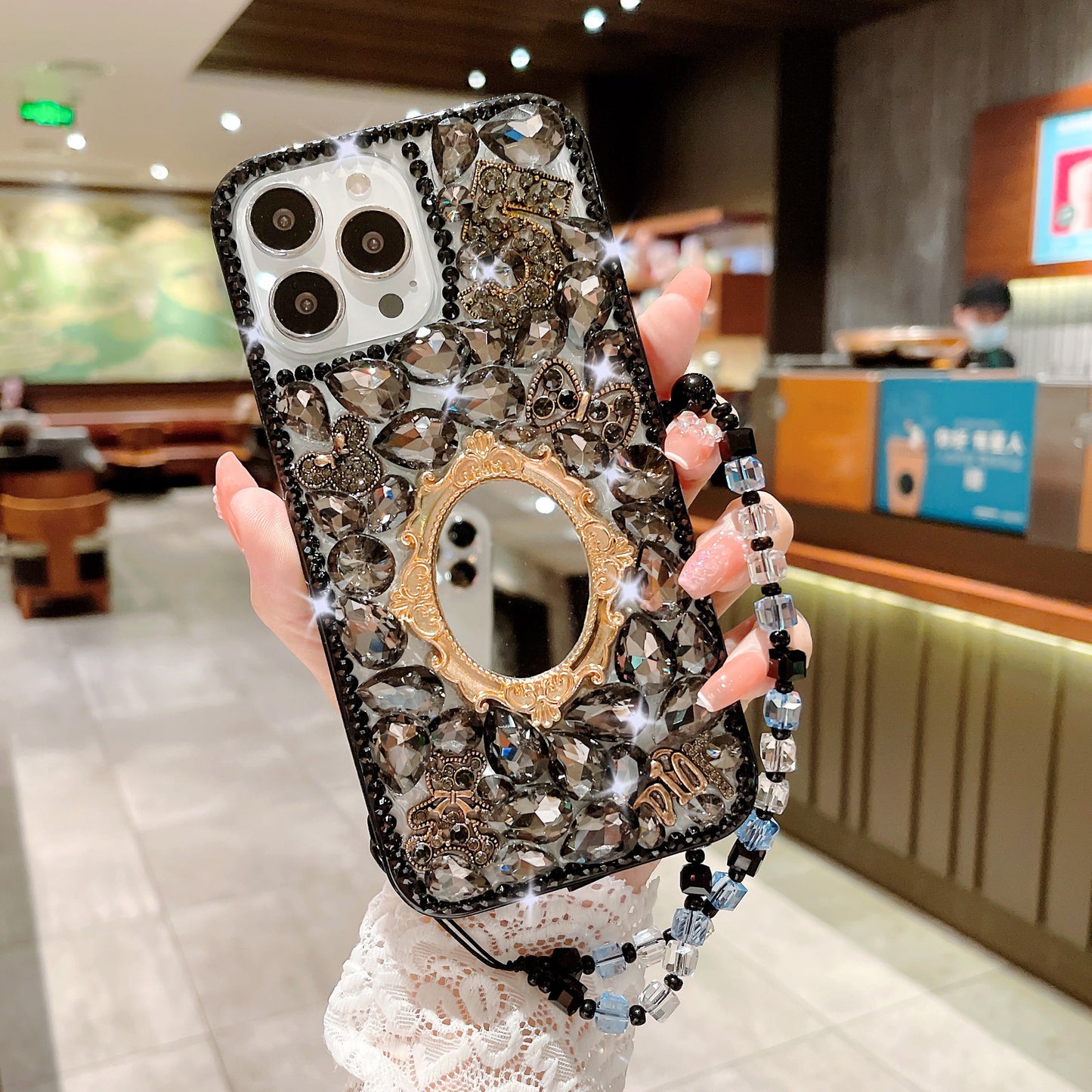 Women's Rhinestone Cover Luxury All-inclusive Protective Case