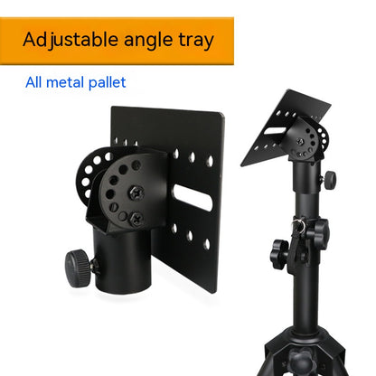 Projector Supporting Plate Audio Thickened Full Iron Metal Tray Tripod Bracket Accessories Angle Adjustment