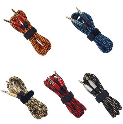 Transfer Woven Nylon Vehicle Live Audio Cable