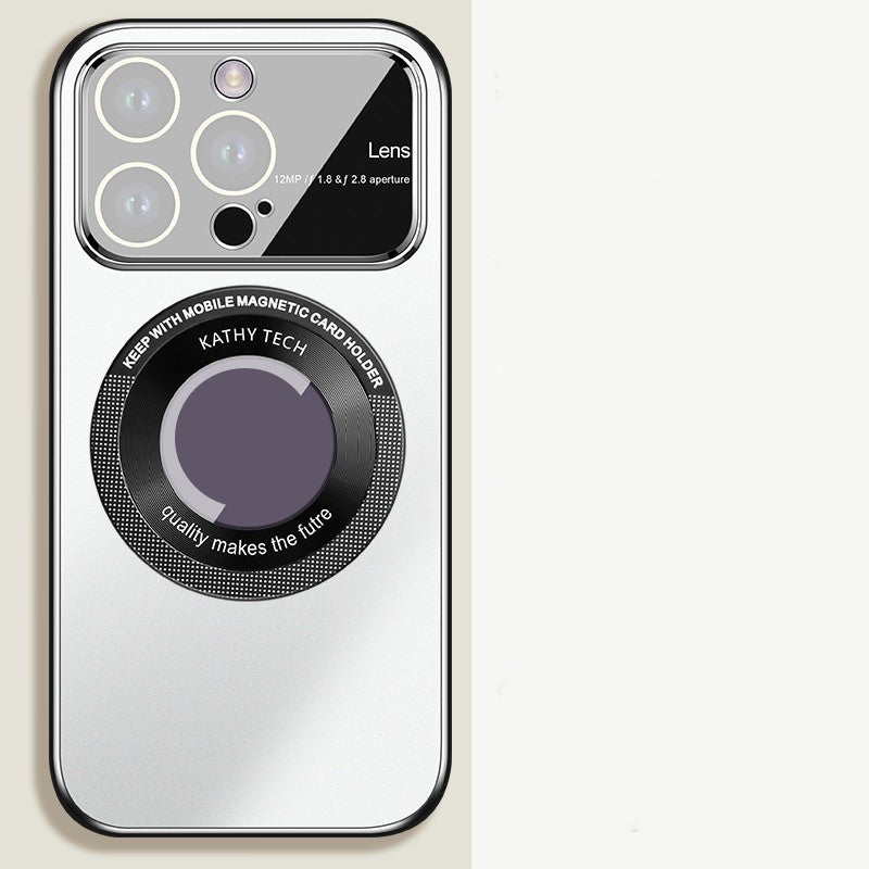 Magnetic Case With Large Window And Mirror Protector