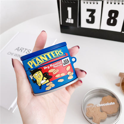 Compatible with Apple, Bluetooth Wireless Headset Box Creative Soft Plastic Case Applicable