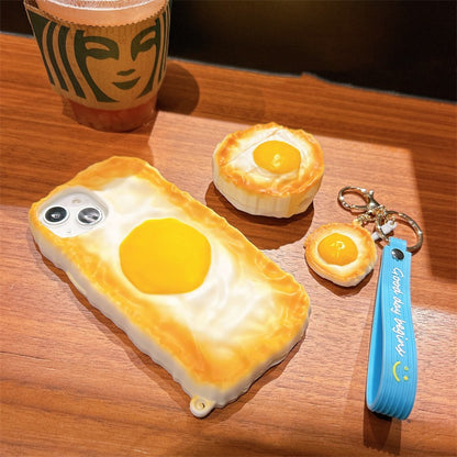 Personalized Poached Egg Strap Mobile Phone Case