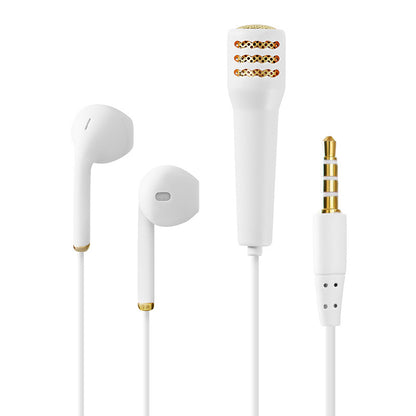 Wired mini earphone with microphone