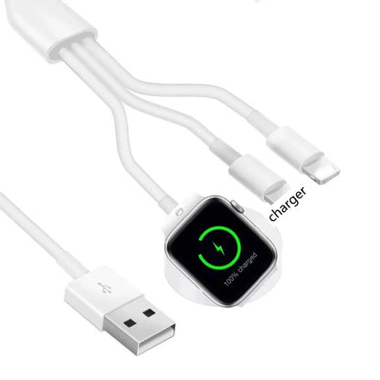 Watch Magnetic Wireless Charging Cable Three In One