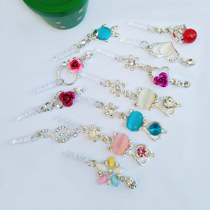 Mobile phone dust plug universal pendant