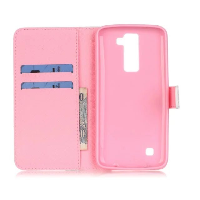 Cartoon print painted protective cover printed owl leather case painted mobile phone protective case