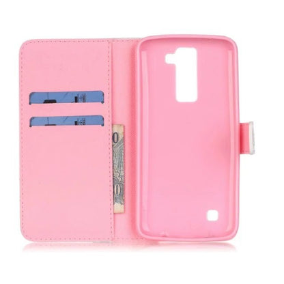 Cartoon print painted protective cover printed owl leather case painted mobile phone protective case