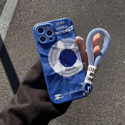 Personality Klein Blue CD Anti-drop Phone Case