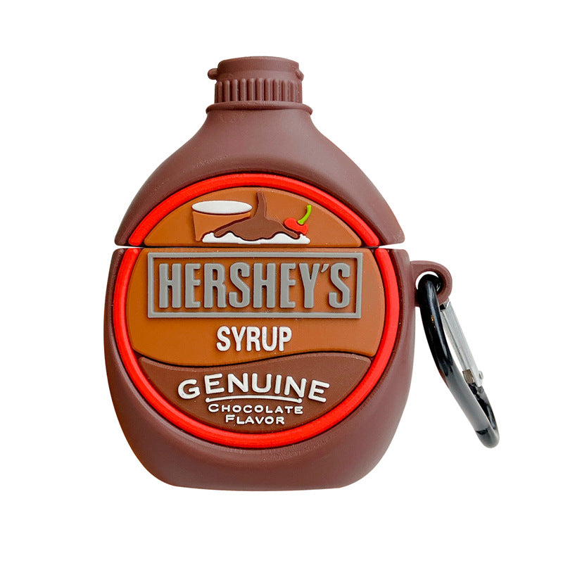 Compatible with Apple, Bluetooth Wireless Headset Box Creative Soft Plastic Case Applicable