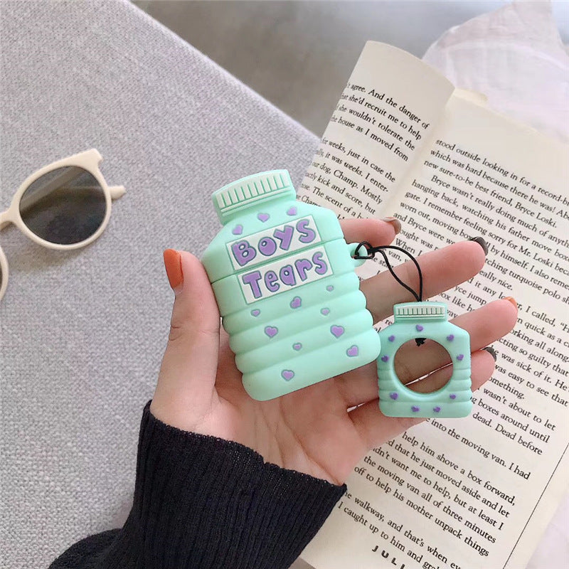 Stereo Creative Mineral WaterBluetooth Wireless Silicone Earphone Box