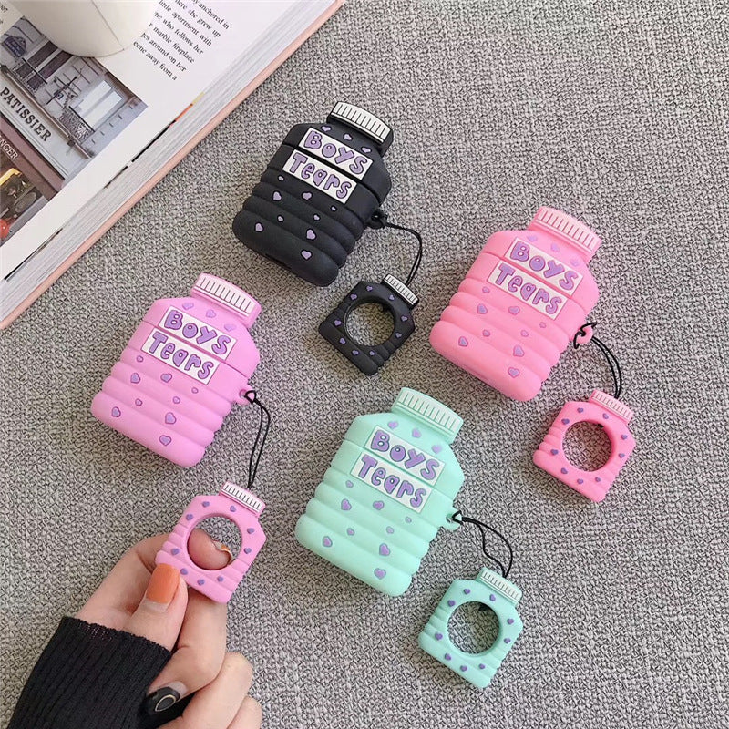 Stereo Creative Mineral WaterBluetooth Wireless Silicone Earphone Box