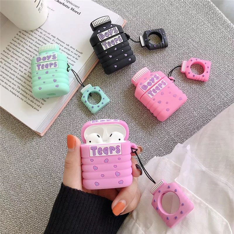 Stereo Creative Mineral WaterBluetooth Wireless Silicone Earphone Box