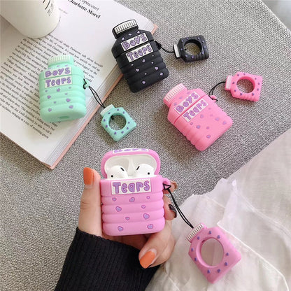 Stereo Creative Mineral WaterBluetooth Wireless Silicone Earphone Box