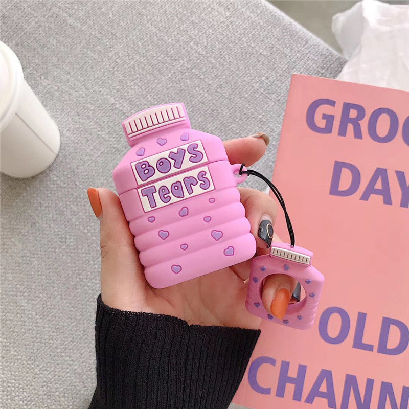 Stereo Creative Mineral WaterBluetooth Wireless Silicone Earphone Box