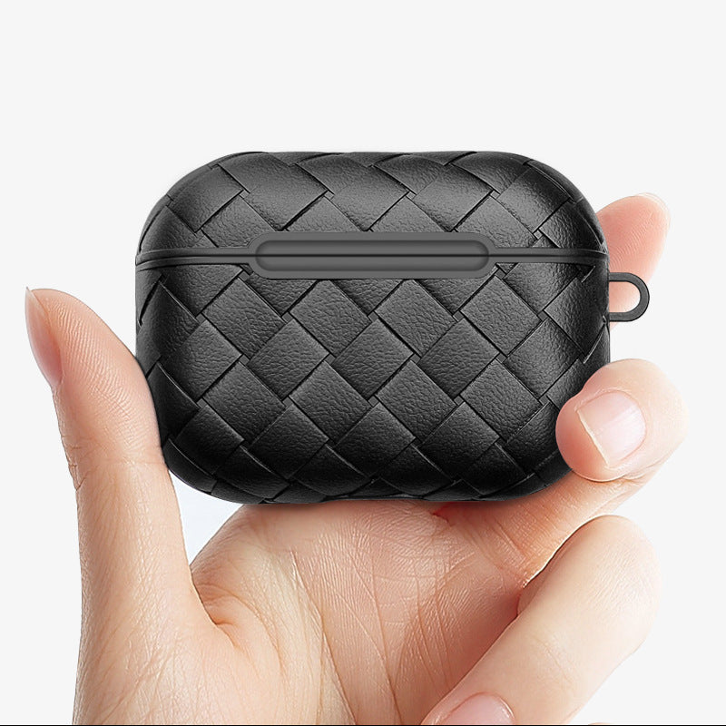 Compatible with Apple , TPU Woven Pattern Apple 3rd Generation Earphone Protective Sleeve Soft Cover