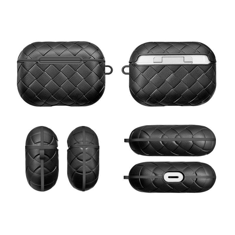 Compatible with Apple , TPU Woven Pattern Apple 3rd Generation Earphone Protective Sleeve Soft Cover