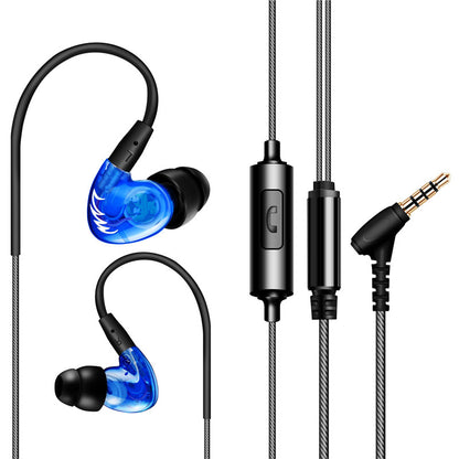 F1 Pro Sports Plug-In Heavy Bass HIFI Round-Ear Mobile Phone In-Ear Headphones