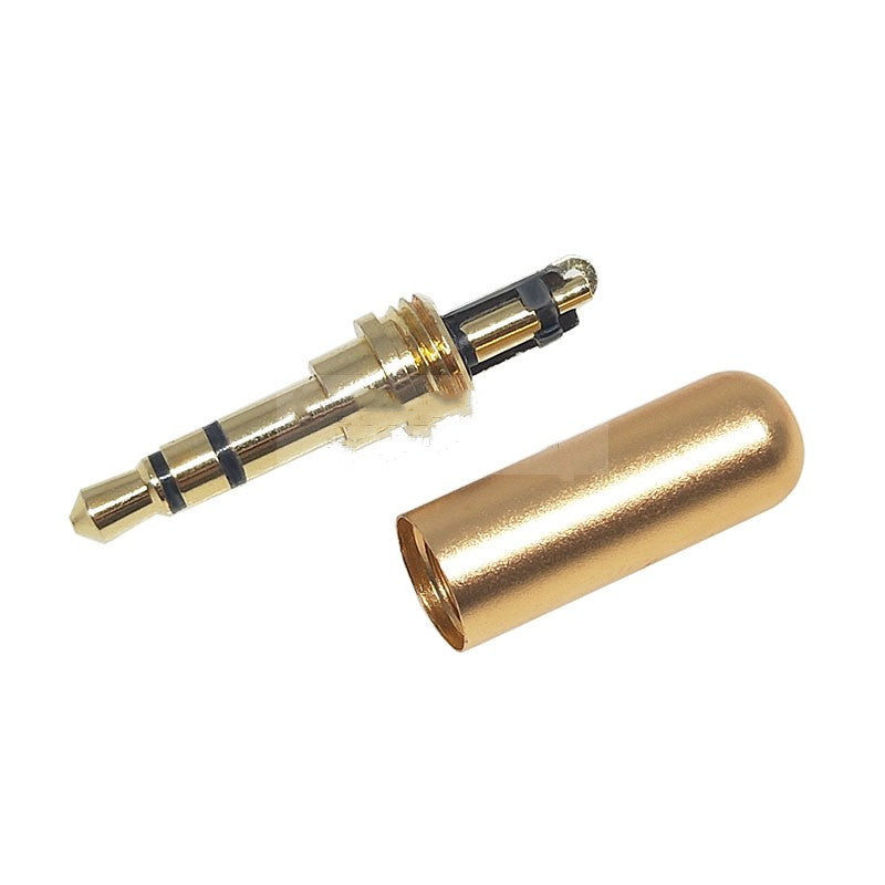 Headphone Stereo Plug Four-Channel Welding Male Head Aux Two-Channel Audio Diy Repair