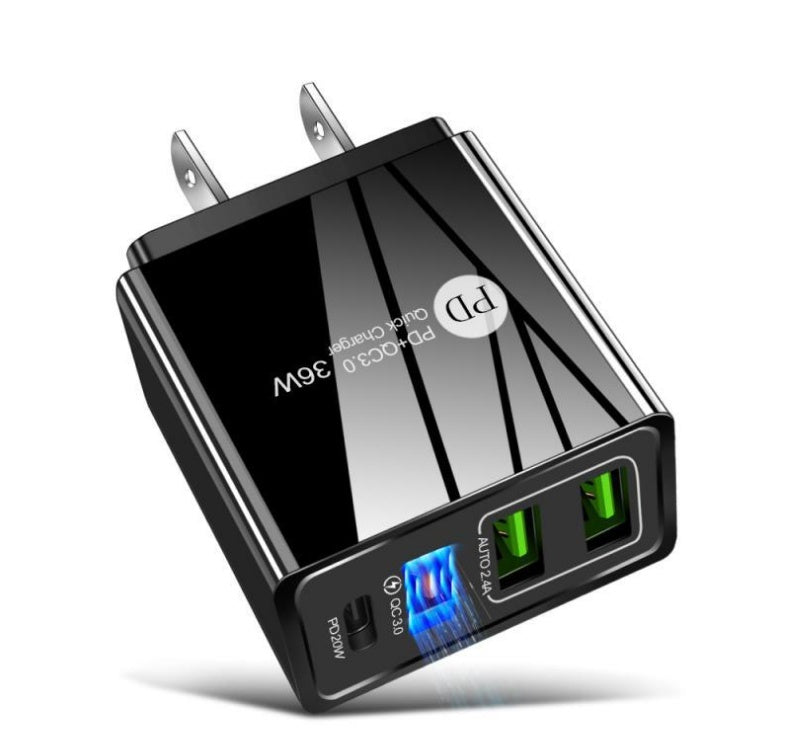 Fast Charge ChQuick Charge Charging Head Smart Qc3.0 Charger Multi-Portrger