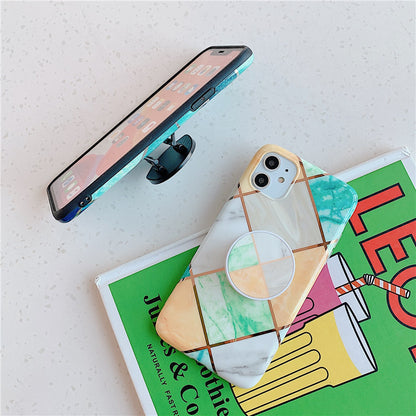 Diamond marble phone case