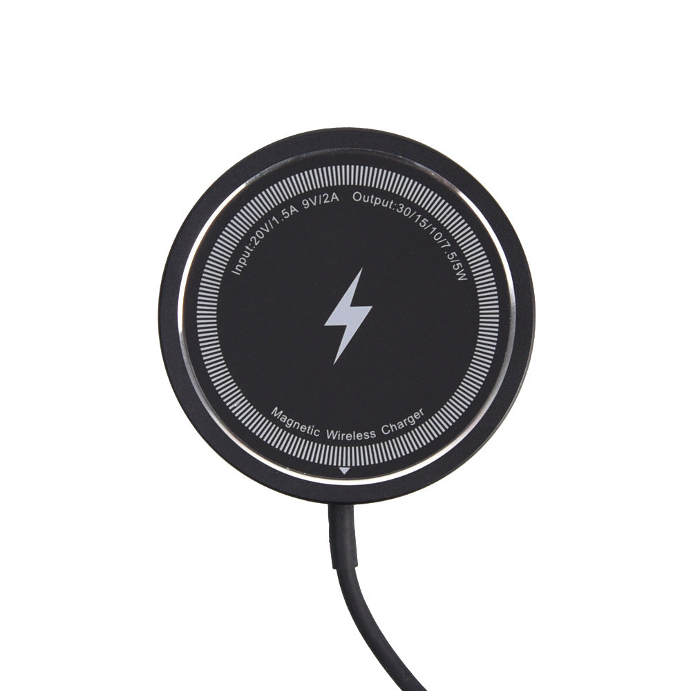 15W Metal Casing Magnetic Wireless Charger