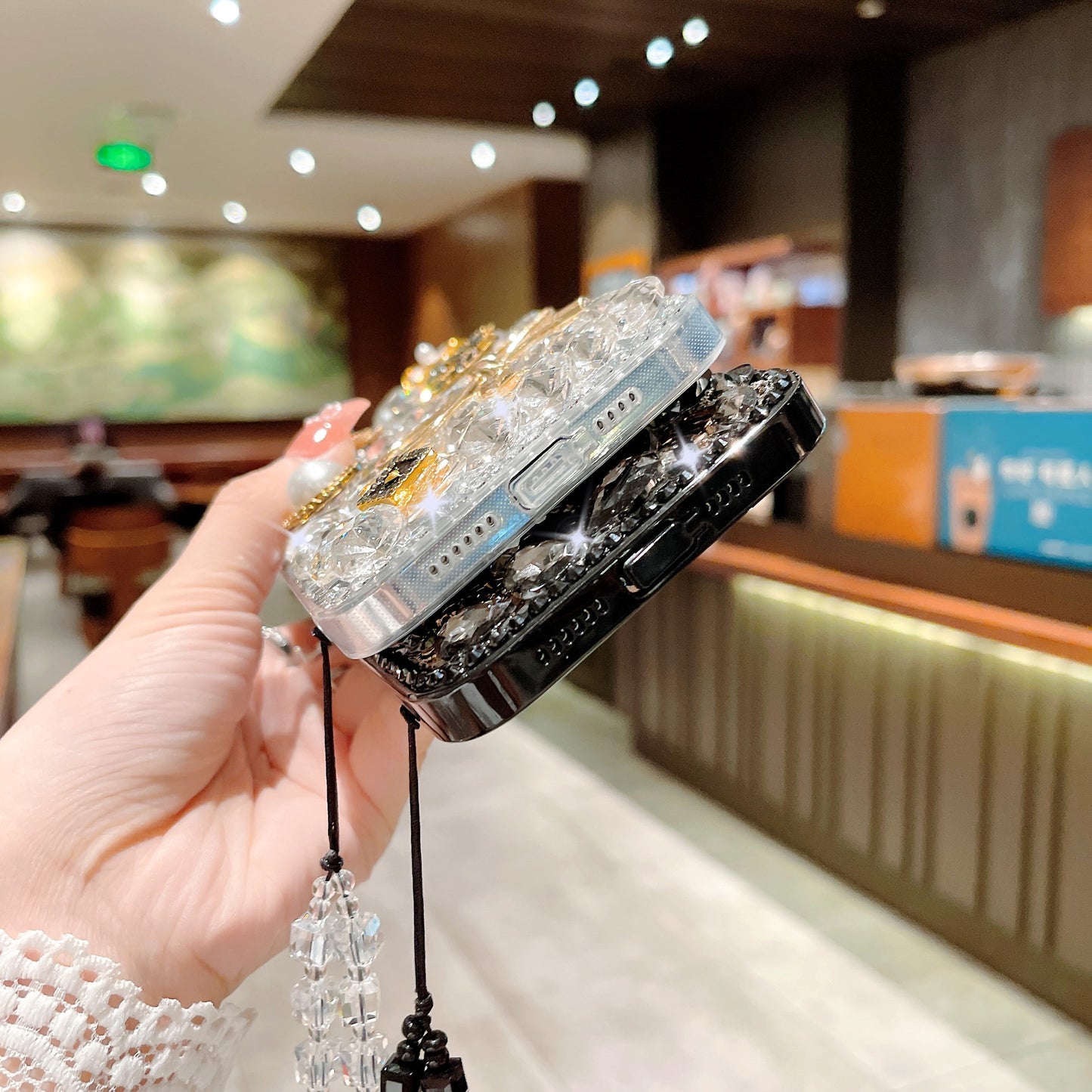 Women's Rhinestone Cover Luxury All-inclusive Protective Case