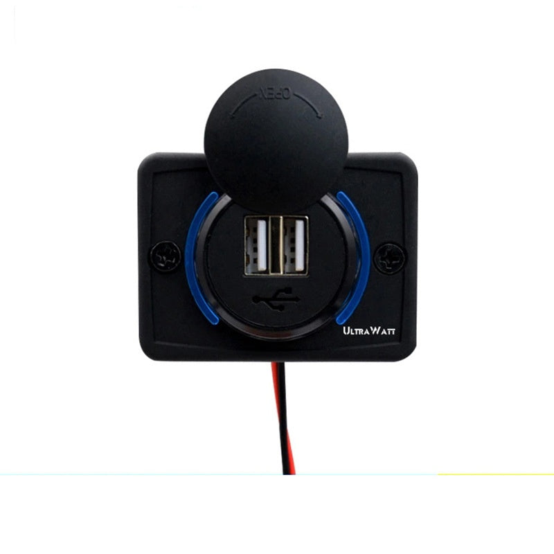 12 Volt Car Recreational Vehicle Car Modification USB Charger