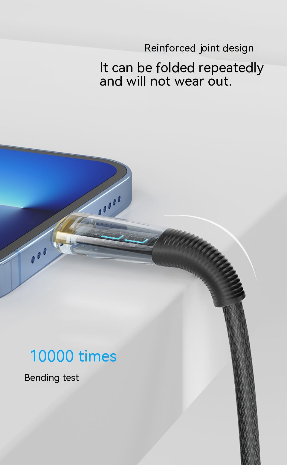 Low Temperature Fast Charging Transparent Data Cable
