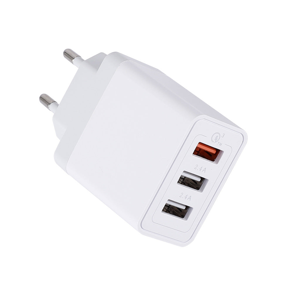 Simple And Fast Charging Mobile Phone 3USB Charger