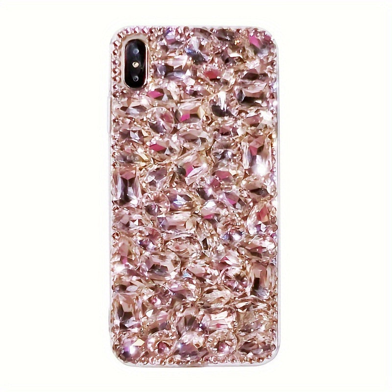 Phone Case New Full Diamond Rhinestone Gem All-inclusive Drop-resistant