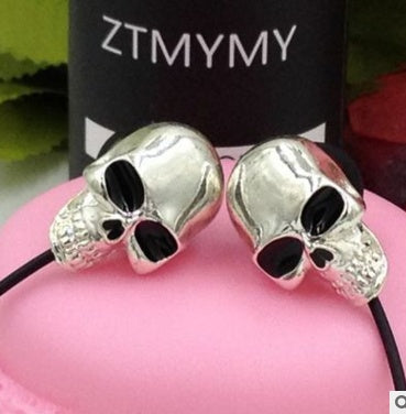 MYMY in-ear skull headphones color metal bones Devil Christmas earplugs Amazon WISH special
