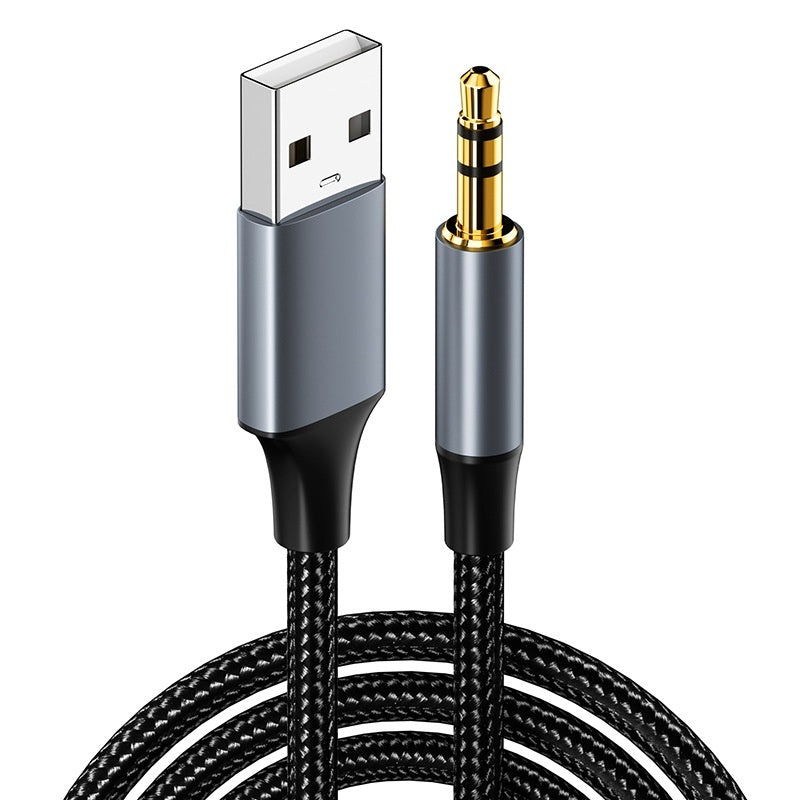 USB To 35mm Audio Cable Computer Connector