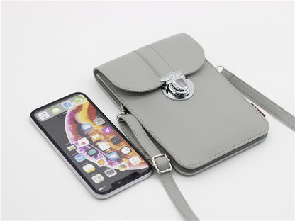 Touch screen mobile phone coin purse