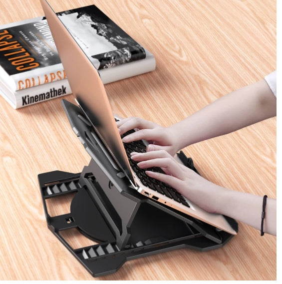 Portable Folding Notebook Stand Bracket Desktop Office Computer Can Lift Portable Radiator Increase Base