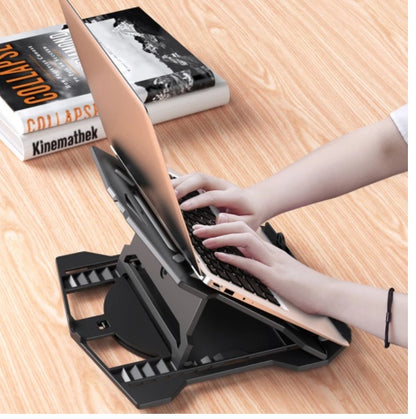 Portable Folding Notebook Stand Bracket Desktop Office Computer Can Lift Portable Radiator Increase Base