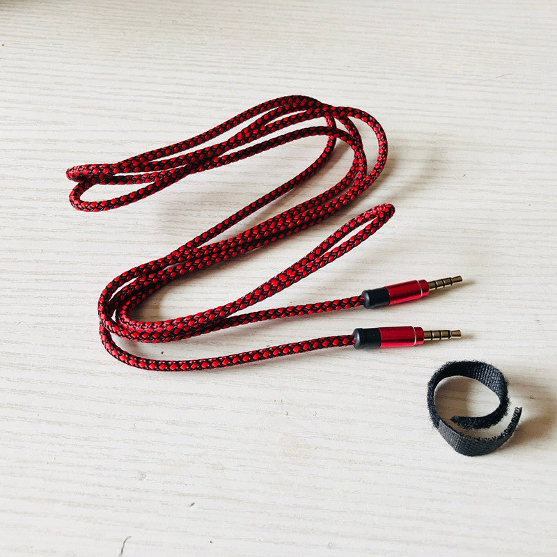 Transfer Woven Nylon Vehicle Live Audio Cable