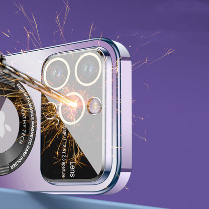 Magnetic Case With Large Window And Mirror Protector