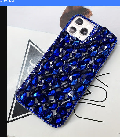 Phone Case New Full Diamond Rhinestone Gem All-inclusive Drop-resistant