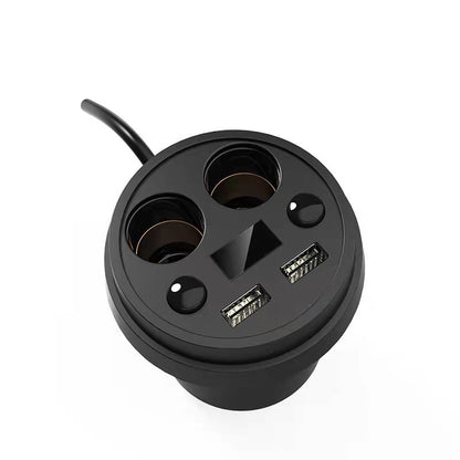 Car Charger Cup Type Fast Charging Plug Car Mobile Phone Multi-function Cup Type Car Charger
