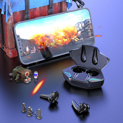 Private Model New KS08 Wireless Binaural TWS Gaming Low-latency Gaming 5.0 Bluetooth Headset
