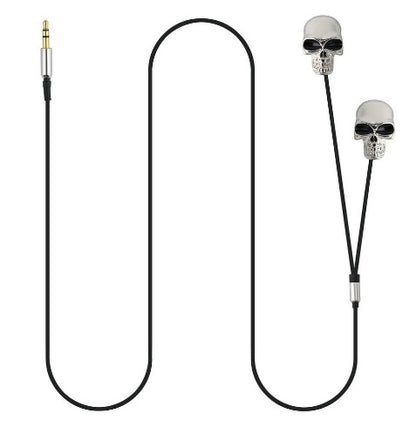 MYMY in-ear skull headphones color metal bones Devil Christmas earplugs Amazon WISH special