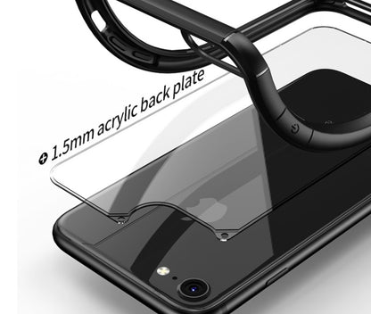 Compatible with Apple , Anti-fall transparent mobile phone case