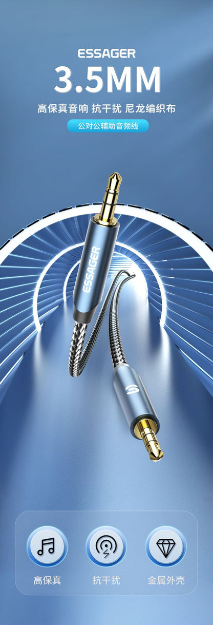 35mm Public-to-public Audio  Vehicle-mounted Sound Equipment For Cellphone Cable