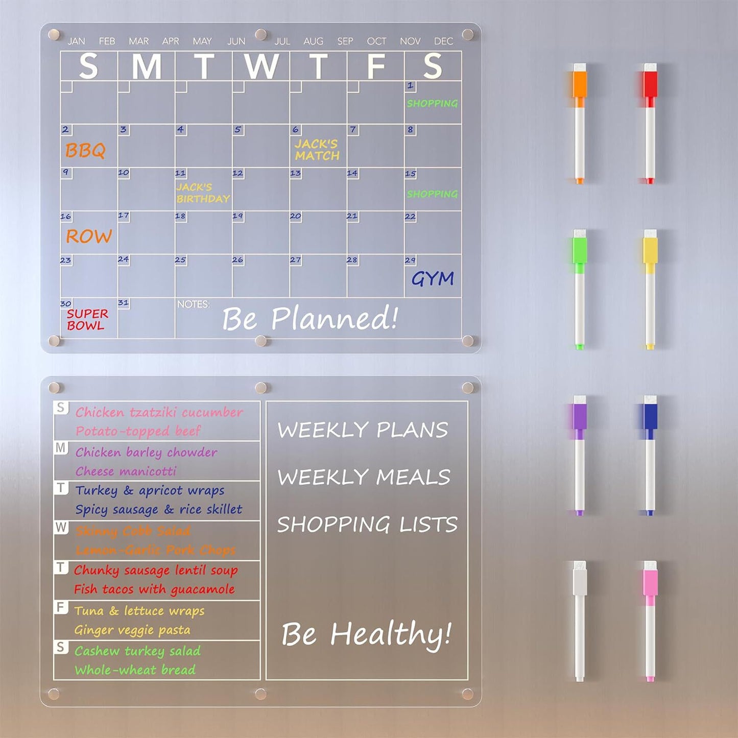 Magnetic Plan Memo Strong Magnetic Refridgerator Magnets