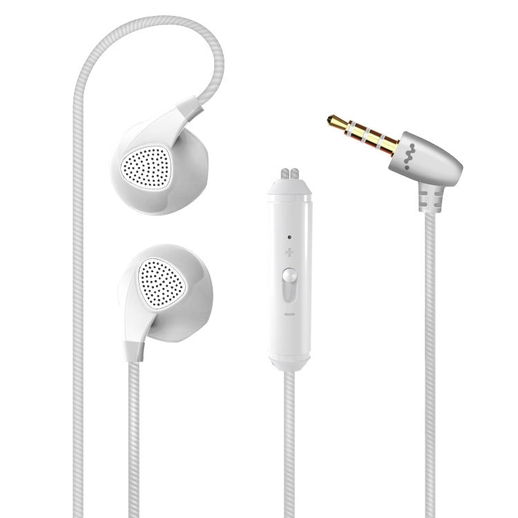 Sports Belt Wheat Color In-ear Headphones For Wire-controlled High Sound Quality