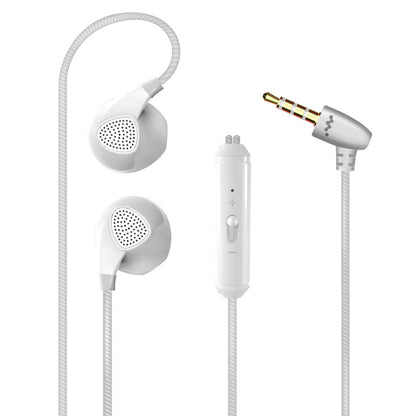 Sports Belt Wheat Color In-ear Headphones For Wire-controlled High Sound Quality
