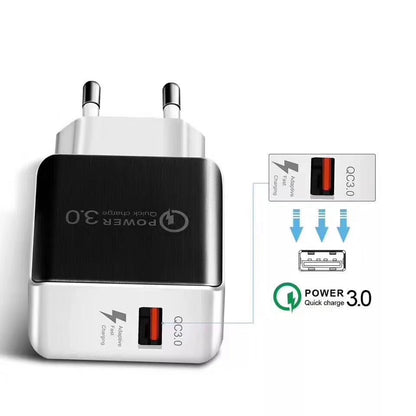 QC30 Charger Head 5V3A Multi-function USB Mobile Phone Charging Plug Fast Charging Charger