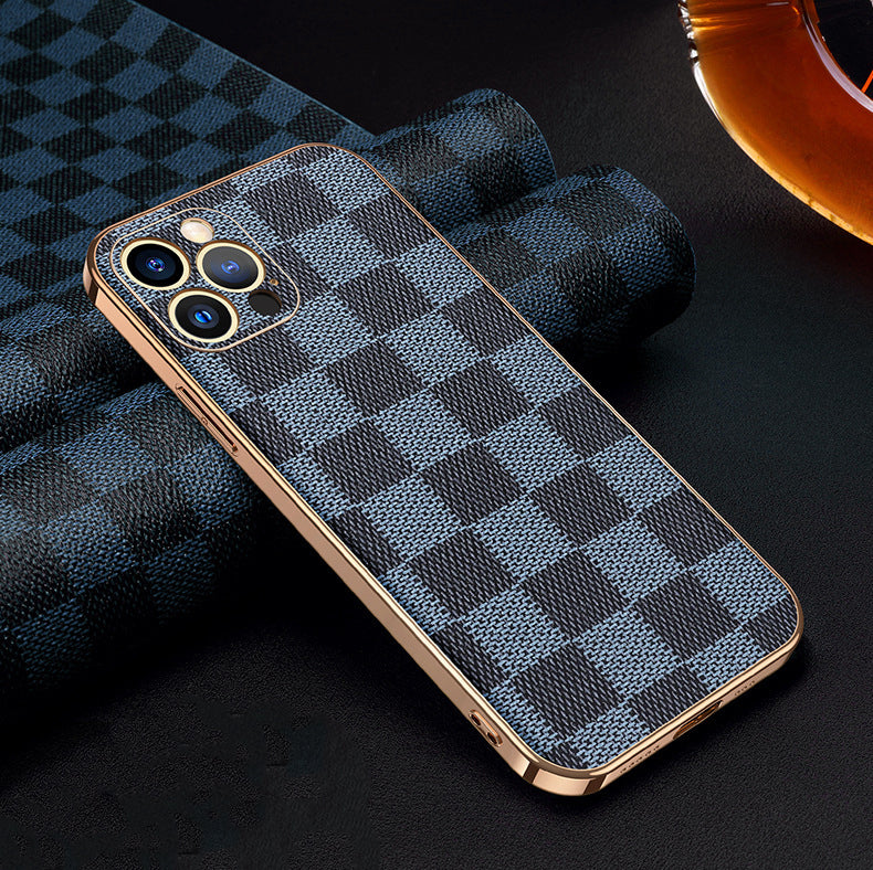 All-inclusive Plaid Shatter-resistant Phone Case